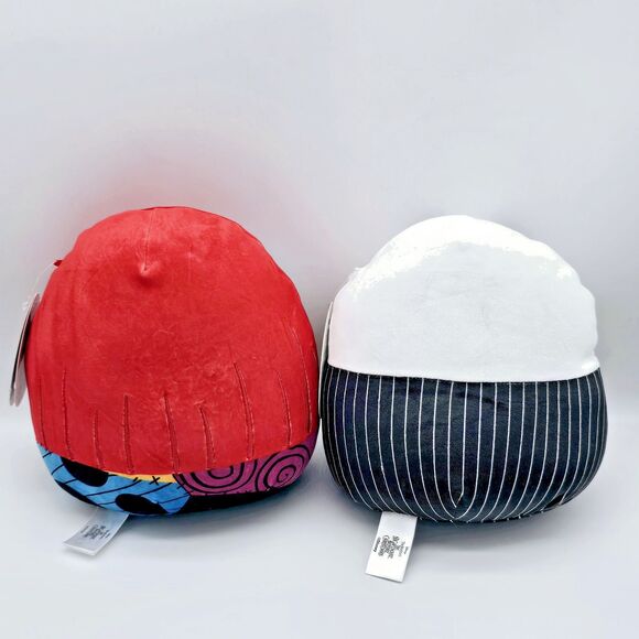 Squishmallows Nightmare Before Christmas Plush Set Jack & Sally 8 inch New W Tag - Picture 3 of 12
